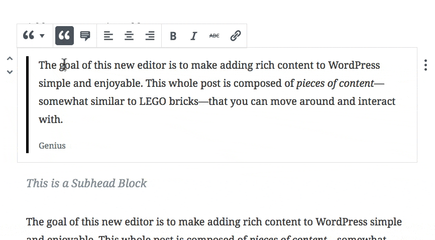 Switch quote styles in Gutenberg editor